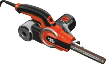 Makinë mprehëse me rrip Black & Decker KA 902EK, i zi / portokalli