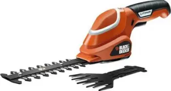 Prerëse me bateri Black&Decker, 15 cm, portokalli