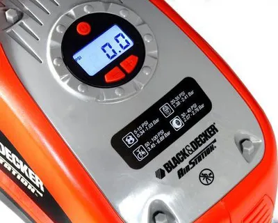 Kompresor Black & Decker ASI300, 12 / 230V, i zi/kuq - 2
