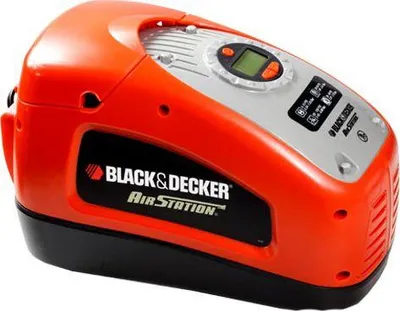 Kompresor Black & Decker ASI300, 12 / 230V, i zi/kuq - 3