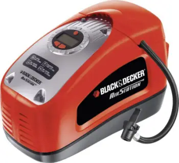 Kompresor Black & Decker ASI300, 12 / 230V, i zi/kuq