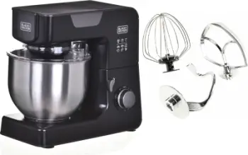 Procesori ushqimor planetar, BLACK+DECKER BXKM1000E, i zi