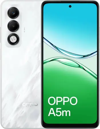 Celular OPPO A5m 8/256GB bardhë