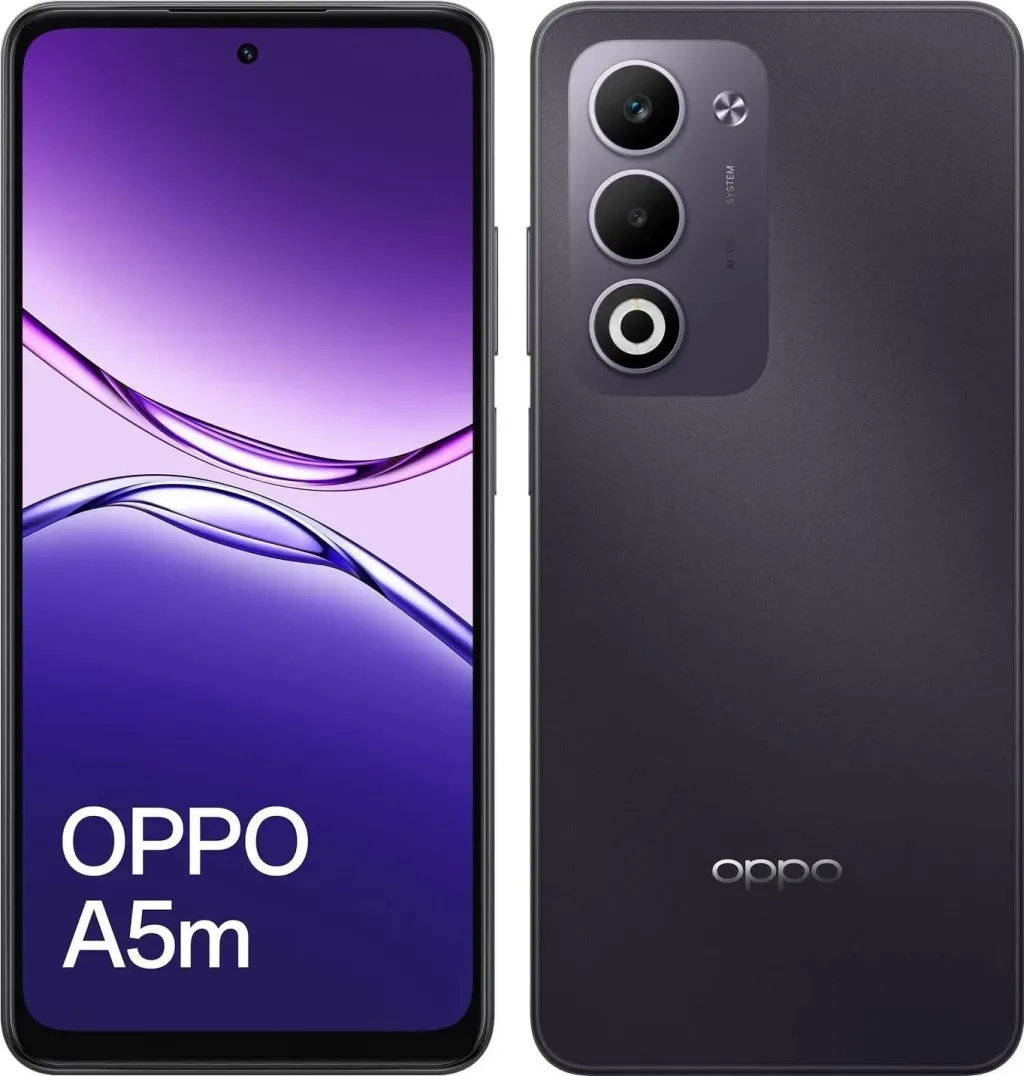 Celular OPPO A5m 8/256GB, Android 15, i kaltërt e errët - 1