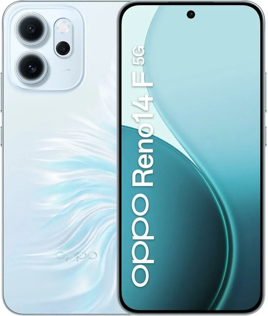 Celular OPPO Reno 14F 8+256GB 5G Opal Blue - 1