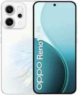 Celular OPPO Reno 14 12+512GB 5G i bardhë