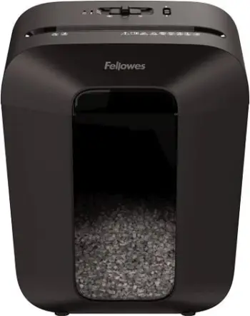 Shkatërrues letrash Fellowes Powershred LX41, prerje në grimca 4x12mm, 17L, i zi