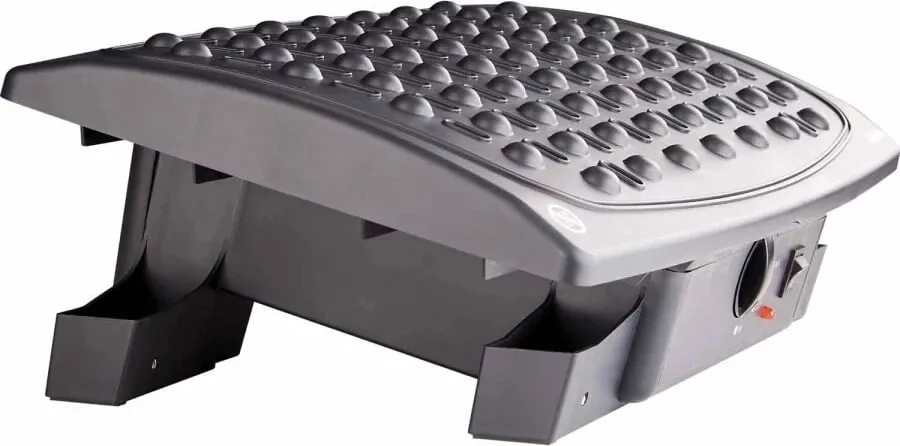 Mbështetëse këmbësh Fellowes Ergonomics professional cooling and heating, e zezë - 5