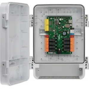 Modul rele elektrik Axis 0831 001, 8 I/O, 8 rele, gri