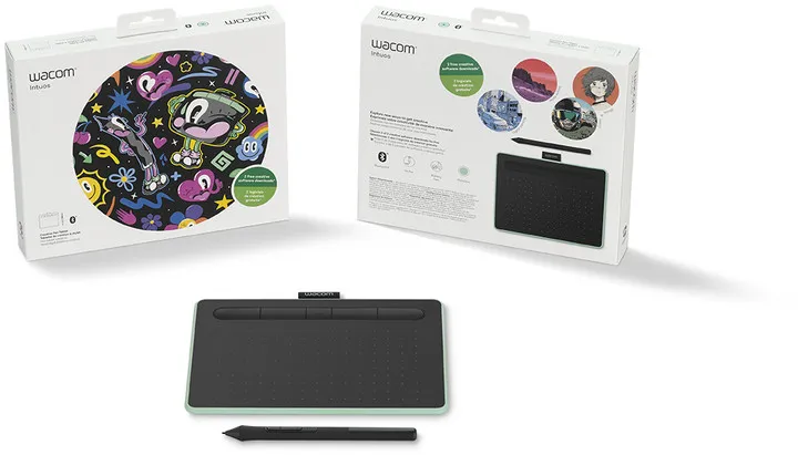 Tablet për dizajn Wacom Intuos S, Bluetooth - 4