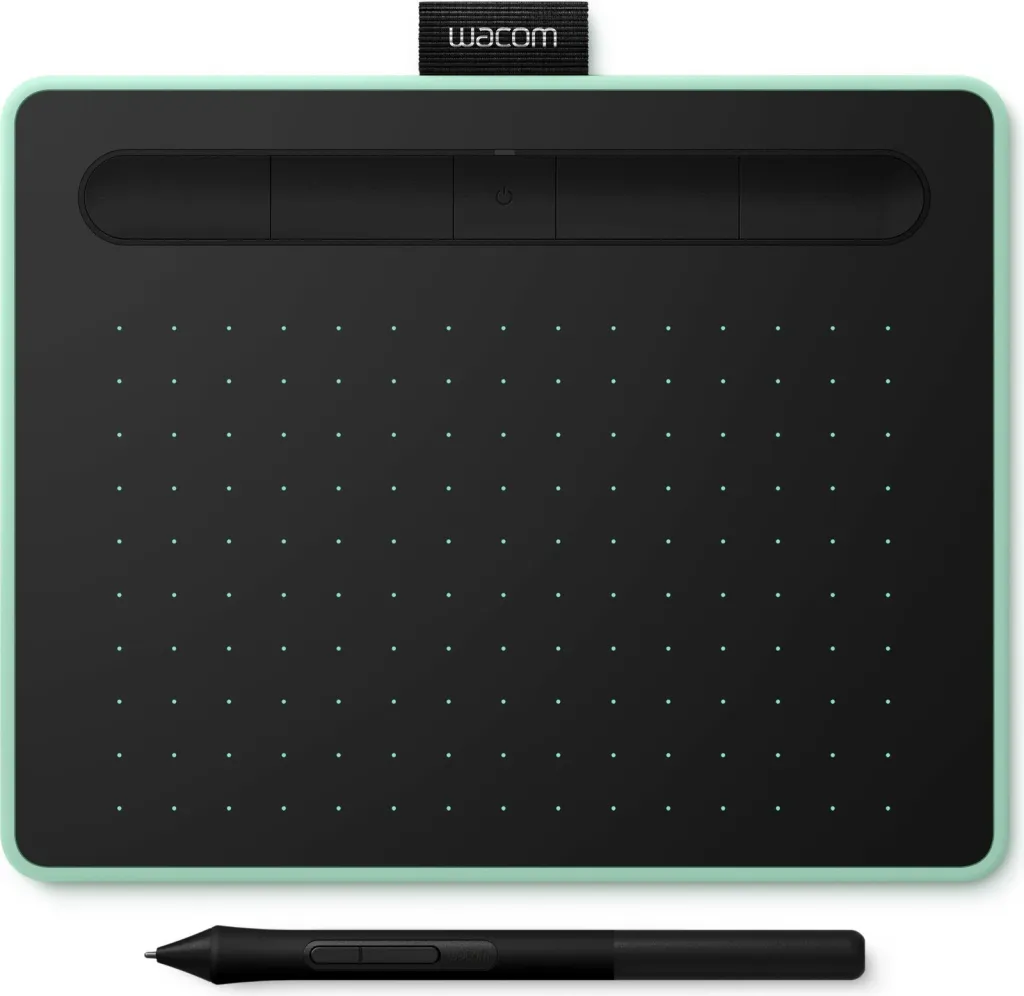 Tablet grafik Wacom Intuos Small, Bluetooth, Pistachio Green - 1