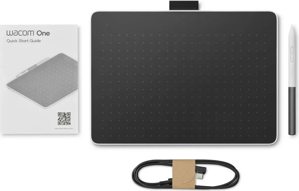 Tabletë grafike Wacom One M, USB, 216 x 135 mm, E zezë, E bardhë - 6