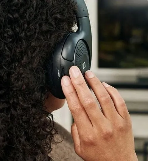 Kufje Sennheiser RS 120-W, Wireless, On-Ear, të zeza - 2