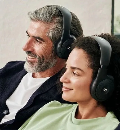 Kufje Sennheiser RS 120-W, Wireless, On-Ear, të zeza - 3