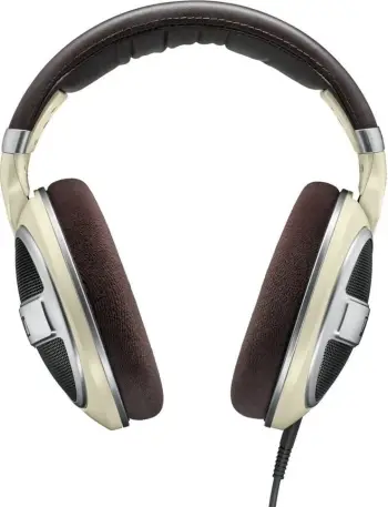 Kufje Sennheiser HD 599, mbi vesh, të zeza/bezhë