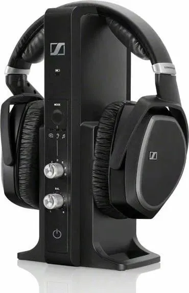 Kufje Sennheiser RS 195-U, 3.5mm, të zeza - 1