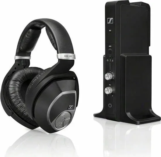 Kufje Sennheiser RS 195-U, 3.5mm, të zeza - 2