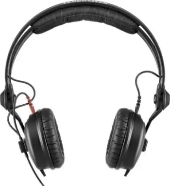 Kufje mbi vesh Sennheiser HD 25, profesionale DJ, të zeza