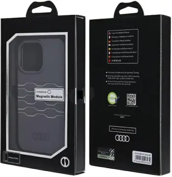 Mbështjellës Audi IML MagSafe për iPhone 15/14/13, i zi