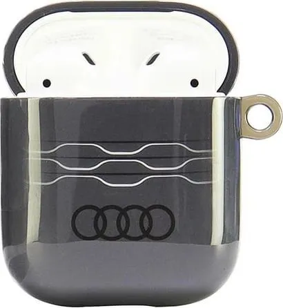 Mbështjellës Audi IML Geometric Pattern për AirPods 1/2, Gri - 2