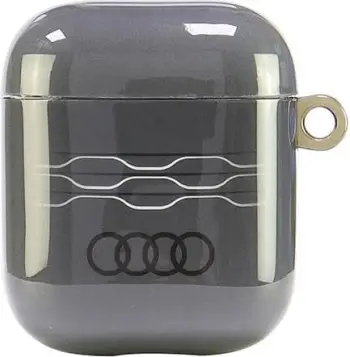 Mbështjellës Audi IML Geometric Pattern për AirPods 1/2, Gri