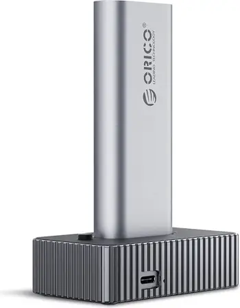Docking station Orico IT18C3 për SSD M.2 NVMe/SATA, 8TB, USB-C, Gri