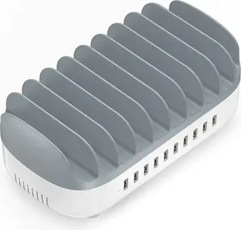 Stacion karikimi Orico DUK-10P-V1, 10x USB-A, 120W, i bardhë