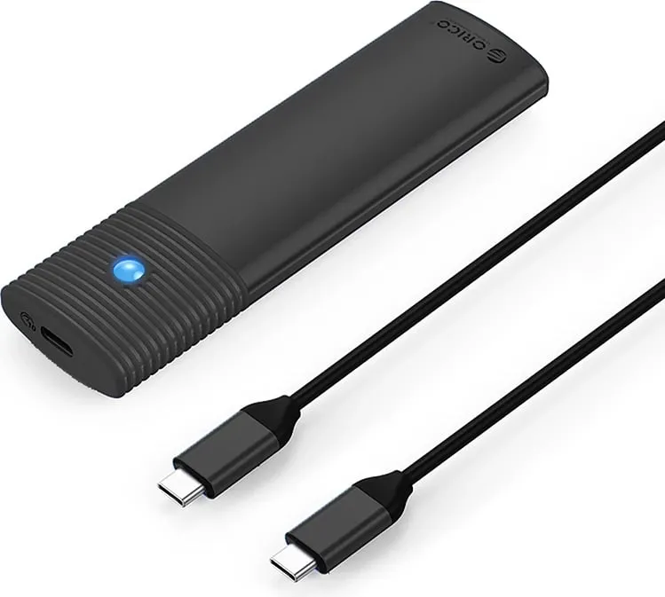 Kasë Orico PWM2 për SSD M.2 NGFF SATA, USB-C 5Gb/s, e zezë - 1