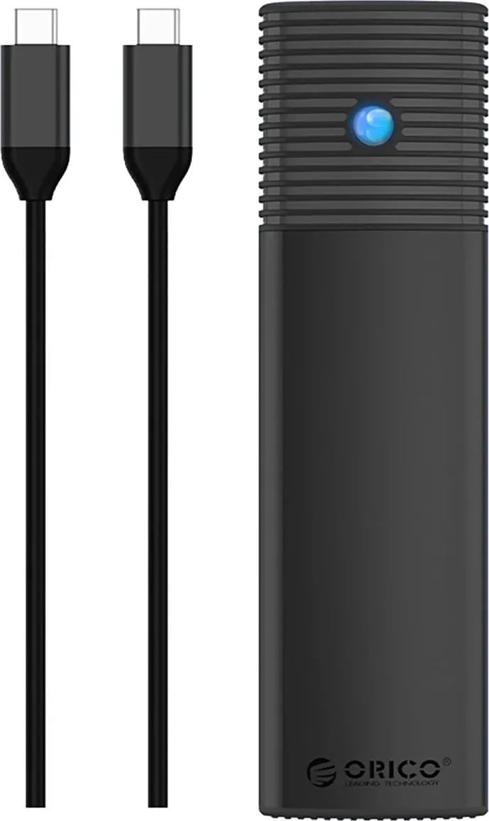 Kasë Orico PWM2 për SSD M.2 NGFF SATA, USB-C 5Gb/s, e zezë - 3