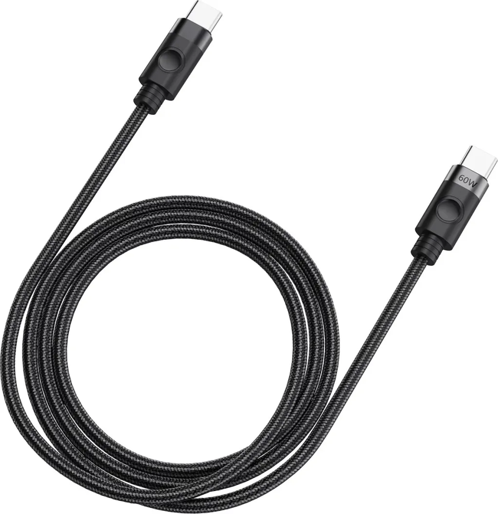 Kabllo Orico CDX, USB-C në USB-C, 1m, 60W, e zezë - 3