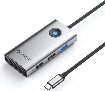 Kasë Orico PW11-5P USB-C Hub, 5 porta, HDMI 4K, Power Delivery, Gri