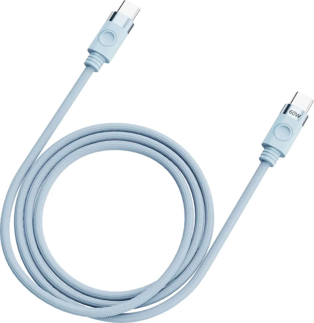 Kabllo USB-C në USB-C Orico CDX, 1m, 60W, Kaltër - 3
