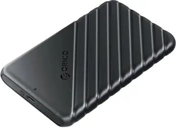 Kasë Orico 25PW1C-C3 për HDD/SSD 2.5", USB-C 3.1, 5Gb/s, e zezë