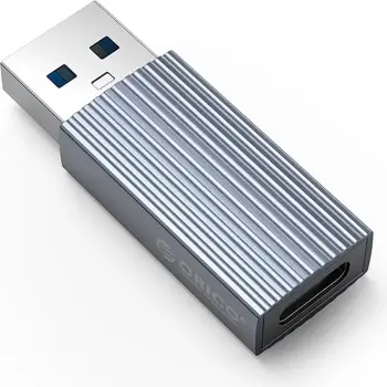 Adapter USB Orico AH-AC10, USB-C në USB-A 3.1, 10Gbps, Gri