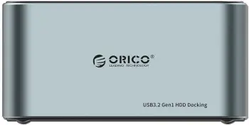 Kasë Orico 6656C3-C-EU-GY-BP-IP për 2.5"/3.5" HDD/SSD, 5Gbps, USB-C në USB-C/A, funksion klonimi, e zezë