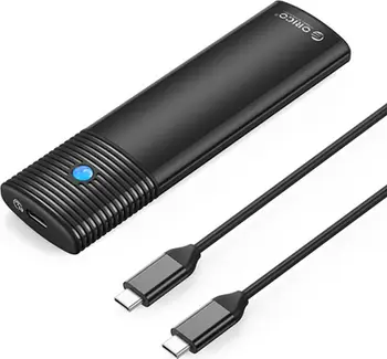 Kuti e jashtme SSD Orico PWDM2 G2, M.2 NVMe SATA, USB C 10Gbps, e zezë