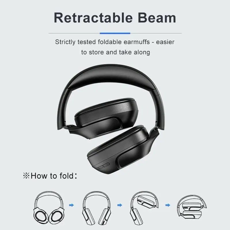 Kufje Awei A770BL (AWEI059BLK), bluetooth, të zeza - 3