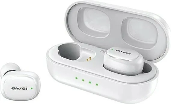 Kufje pa tela Awei T13 Pro, TWS, Bluetooth 5.1, të bardha - 3