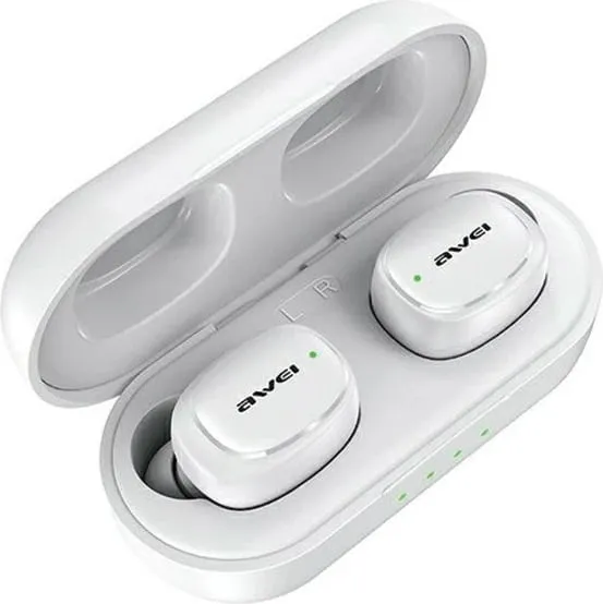 Kufje pa tela Awei T13 Pro, TWS, Bluetooth 5.1, të bardha - 4