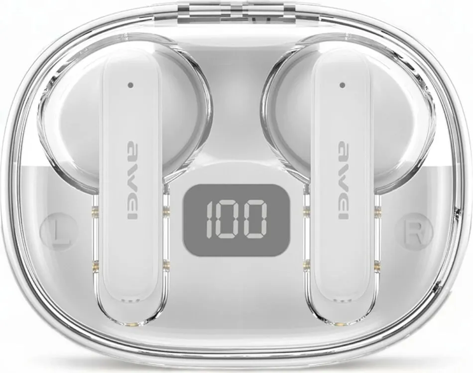 Kufje Me Bluetooth AWEI T86 ENC (Bardhë) - 1