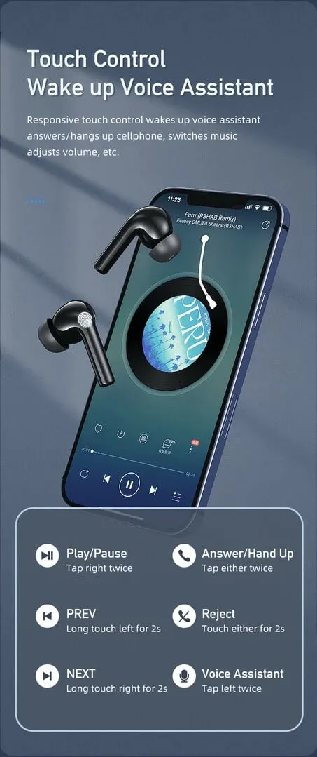 Kufje Me Bluetooth AWEI T1PRO (Bardhë) - 11