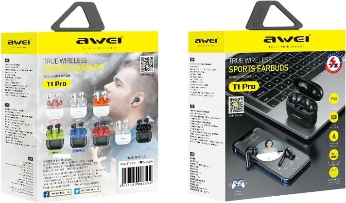 Kufje Me Bluetooth AWEI T1PRO (Bardhë) - 3