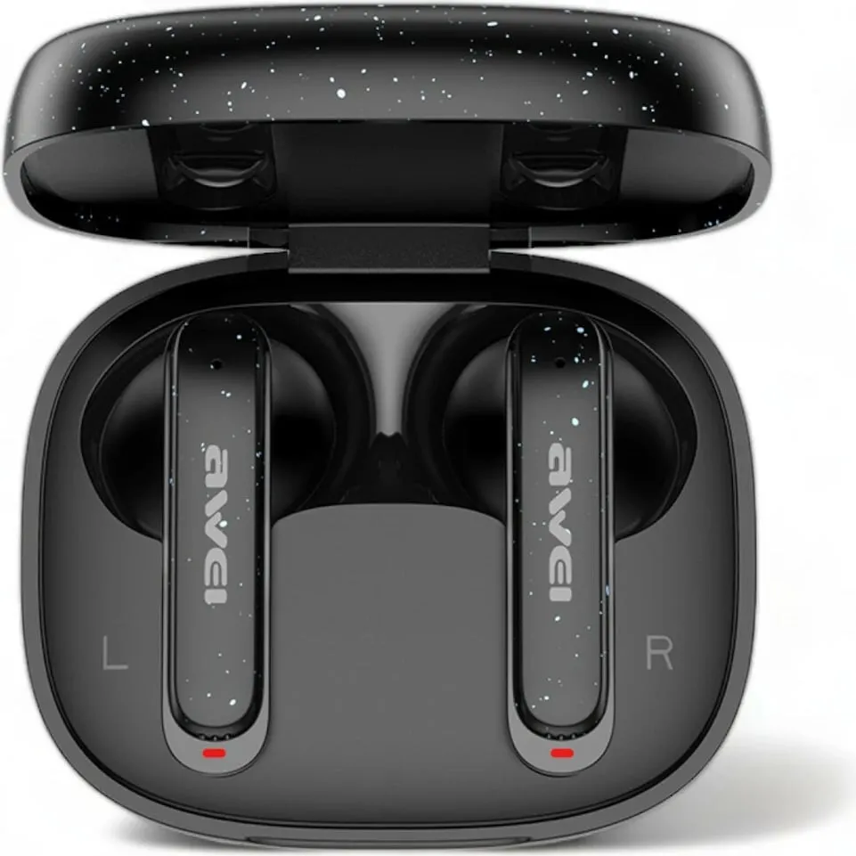 Kufje Me Bluetooth AWEI T66 ENC (Zezë) - 1