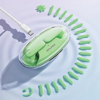 Kufje TWS Awei T85, Bluetooth 5.3, ENC, të zeza - 4