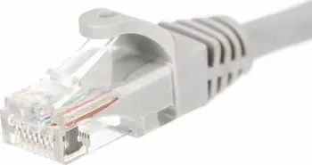 Kabllo patchcord NetRack Cat.5e, RJ45, 5m, e hirtë