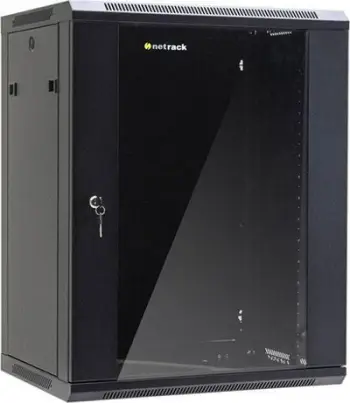 Kabinet NetRack, 19", 15U/600x450mm, e zezë
