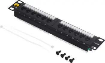 Patch Panel NetRack 10'', 12 porta, Cat. 5e, UTP