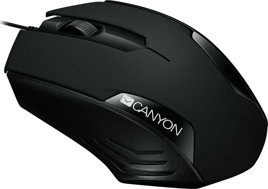 Maus Canyon CNE-CMS02B, me kabllo, USB, i zi - 2