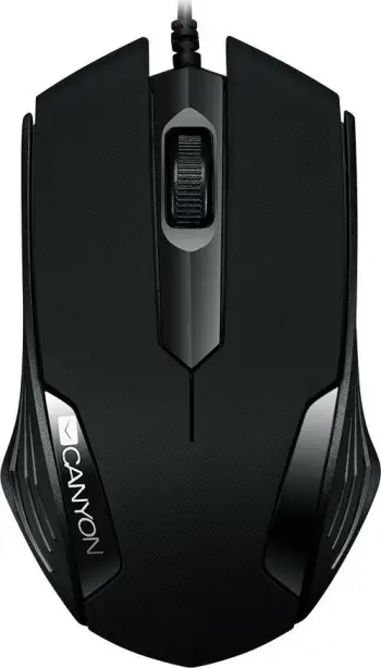 Maus Canyon CNE-CMS02B, me kabllo, USB, i zi
