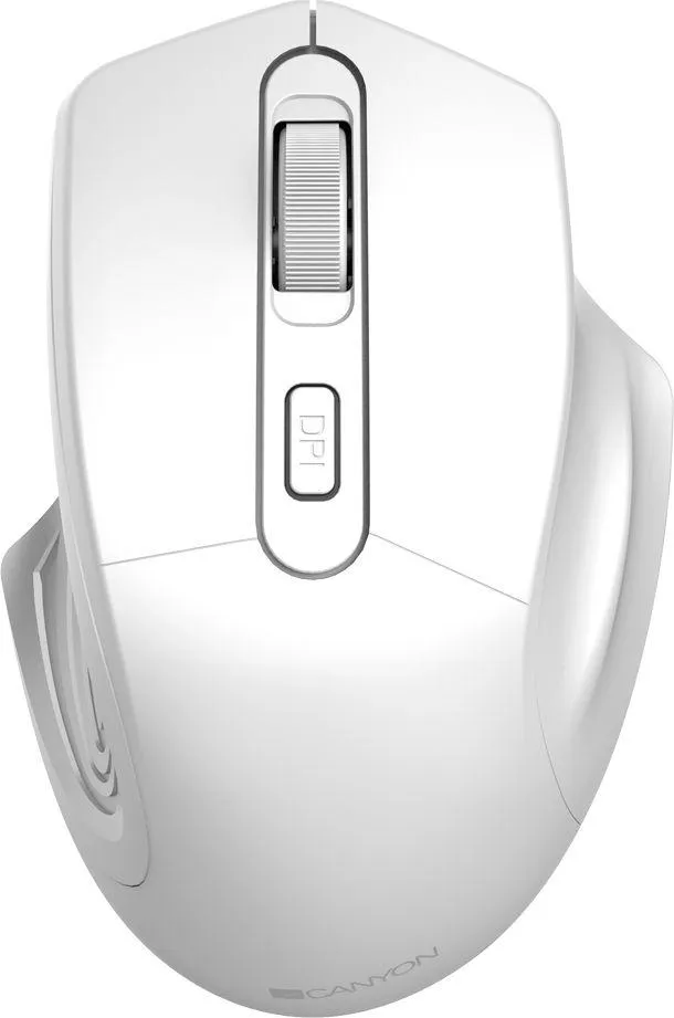Maus Canyon MW-15, wireless, USB, i bardhë - 1